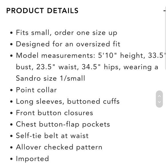 Sandro Paris brand Vana Jacket NWT - trade for XS? - Picture 3 of 4